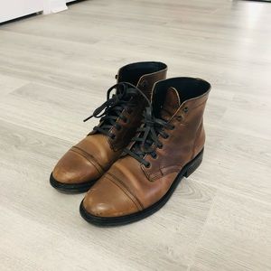 Thursday Boot company, captain natural color leather boots  size 8